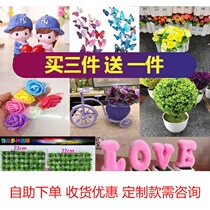 Mobile Phone Glasses Jewelry Counter Adornment Swing Piece Home Upgrade Economy Flowers Butterfly Shooting Props Wall Cabinet Furnishing