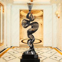 Transparent abstract floor ornaments resin sculpture hotel aisle lobby porch artwork modern style model room