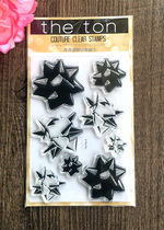 THE TON Holiday Ribbon Knot Holiday Bows Imported Transparent Stamp Cutting Die Set