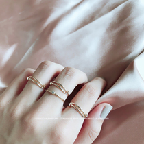 Wash your hands without picking high color retention American 14k gold adjustable holiday often wild ring cost-effective