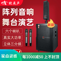 Europe and the United States sound A15 inch professional performance audio outdoor professional singing high-power audio with microphone large volume k song