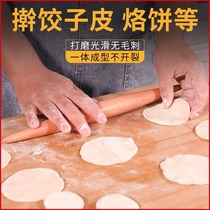 Dumpling Skin Dumpling Wood Double-headed Dumpling Noodle Staff Home Fish Belly Stick Baking Tool Size Solid Wood Pressing Noodle Stick