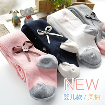 Female baby pantyhose spring new baby leggings newborn pp pants 0-1-2-3 years old cotton socks