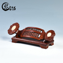 Qin book lovers wishful Abacus mahogany Handicraft ornaments wood carving home decoration housewarming gifts gift gifts