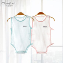 Little Denver New Baby baby sleeveless bag fart summer clothes slim fit male baby pipa conjoined womens summer halakha