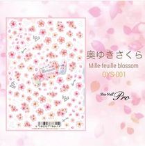 Japanese sha-nail pro nail sticker Mille-feuille blossom cherry blossoms