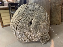 Yunnan Old Mopan Weathered Wooden Tea Table Tea Tray Material Zen Space Retro Wind Wooden Ornament