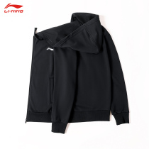Li Ning coat men 2021 early autumn new hooded sweater Spring and Autumn Tide ins loose sportswear cardigan coat
