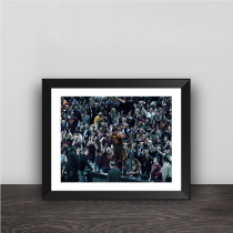 Knight LeBron James lurking domineering celebration solid wood decorative photo frame photo wall table setting art hanging frame