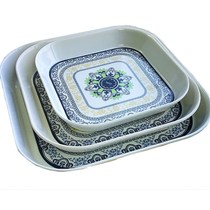 Spit bones plates household plastic small dishes tables table tops snacks residues bone dishes