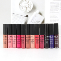 American NYX Lip Glaze soft matte Velvet Lipstick matte Liquid Lip Cream European and American creamy lipstick