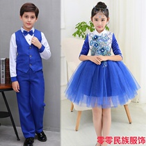 New Years Day Childrens Choir Performance Costume Primary and Secondary School Students Chorus Costume Men and Womens Poetry Recitation Competition Performance