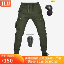 2020 new tooling pants multi-bag motorcycle jeans men motorcycle anti-drop casual riding pants