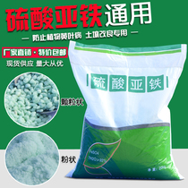 Ferrous sulfate particles flower fattening seven water green alum to prevent flower yellow leaf universal gardening iron fertiliser improved soil