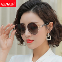 2021 new lady polarized sunglasses anti-UV elegant round face with slim fit and slim fit with sunglasses female big frame glasses