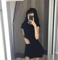 Lggstyle chic wind high waist display slim short sleeve woman slim fit waistcoat design feeling small crowd 2021