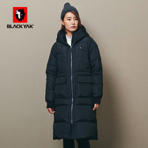 BLACKYAK Break ladies outdoor long down jacket thick warm hooded mountaineering suit FZW614W