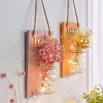 Wall decoration creative Net Red Wall European wall hanging painting crafts dried flowers hanging flower decoration