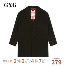 GXG mens winter Korean warm with wool army green long coat coat coat mens GY126514G