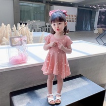 Girls dresses 2020 new summer Korean skirt Summer childrens princess skirt little girl western style short skirt