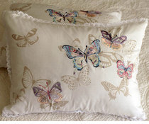 Foreign trade original single printed embroidered cushion with core pillow HOME brand UK special treatment