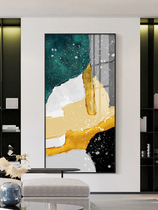 Modern abstract Xuanguan Decorative Painting Vertical version of minimalist entrance aisle hanging painting light extravagant corridor frescoed living room painting atmosphere