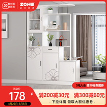 Xuan Guan Cabinet Living Room Partition Cabinet Home Brief Shoes Cabinet Wine Cabinet Integrated By Wall Doorway New Room Cabinet Shelve Shelf