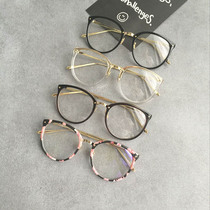 Retro Simple hipster Plastic Frame Ultra Light Flat Mirror with Myopia Glasses Travel Decorative Mirror