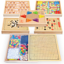 New 21-game chess checkers gobang beast chess multifunctional board children's chess educational toys