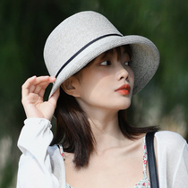 Siggi Curl Grass Cap Sunscreen Anti UV Foldable Breathable Shade Out of the Holiday Basin Cap Sunhat