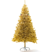 Golden Christmas Tree 2021 Christmas New Year decorations 180cm encrypted luminous package festive gift 1 8M M