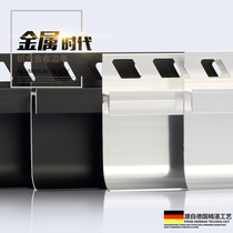 Zhiyong skirting line Concealed LED light Invisible ground line Angle line Floor heating gypsum wall paste edge strip Aluminum alloy