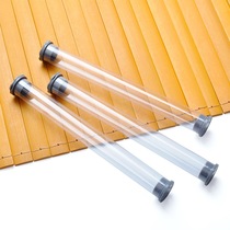 Tianyi plastic small empty bottle ear picking tool wool rod element box wool Rod sub box transparent round tube storage box single