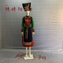 Brown Ethnic Minority Clothing Womens Suit Suit Embroidered Adult Female Dance Plays Out of Costume Performance