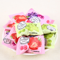 Yaber Pure Fruit Grape Taste Soft Sugar 500g About 45 Fruits Soft Sugar Wedding Happy Candy Bulk Wholesale Snacks