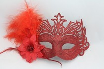 Masquerade party mask show props with hole mask Halloween mask multicolor