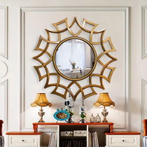 American living room decorative mirror background wall wall hanging mirror creative porch fireplace art mirror soft outfit meal side mirror custom