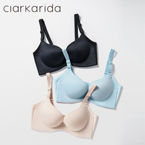 Clarkarida traceless lingerie womens underwire-free small breasts gathered to close the pair of breast bra thin sexy beauty back bra