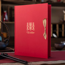 Wedding sign-in book wedding creative gift thin gift book guest book guest roster signature list wedding supplies