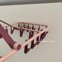 Xin help grocery store underwear shelf drying rack drying rack 32 clip sock rack drying sock jacket clotheset