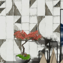 Fish love sugar emblem personality old oil painting long background wall retro restaurant tile kitchen bathroom wall tile