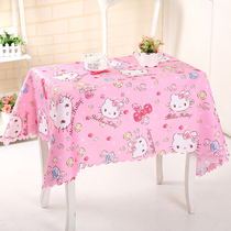 Dessert table decoration IKEA tablecloth girl heart European living room coffee table desk desk office simple modern rectangle