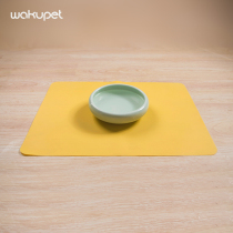 Pet placemat cat and dog bowl mat non-slip waterproof and anti-fouling easy cleaning bowl mat anti-scatter silicone meal mat for cat