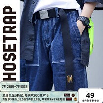 (WHOSETRAP official)Tide brand new American functional military canvas alloy buckle braided belt