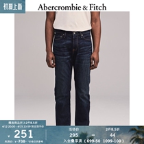 Abercrombie & Fitch Mens Clothing Black Casual Straight Drum Casual Jeans 176908-4 AF