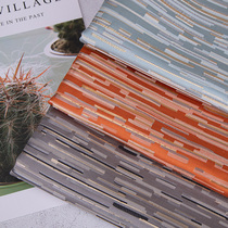 Tang Rabbit Rabbit Jacquard Bright Face Fabric Handmade Cloth Art DIY Package Striped Lines Chemical Fiber Clothing Window Curtain accessories