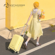 Fantagolo retro suitcase female strong and durable student trolley case 20 inch small radio Japanese suitcase