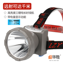 Hyun Huasheng HS-718 headlight charging super bright head-mounted flashlight LED Outdoor Fishing waterproof miners lamp