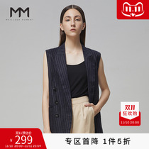 Mall vest MMeme leaflet in mid-long vest vest outside the shoulder in autumn 599712161