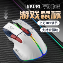 Mechanical Mouse Wireless Magic Definition Silent Charging RGB Video Game Computer Notebook Desk Bluetooth